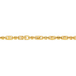 Collier MICHAEL KORS laiton doré 48 cm - vue D1