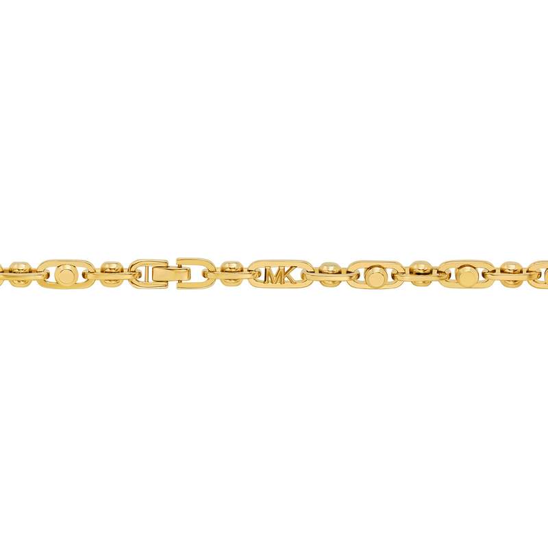 Collier MICHAEL KORS laiton doré 48 cm - vue D1