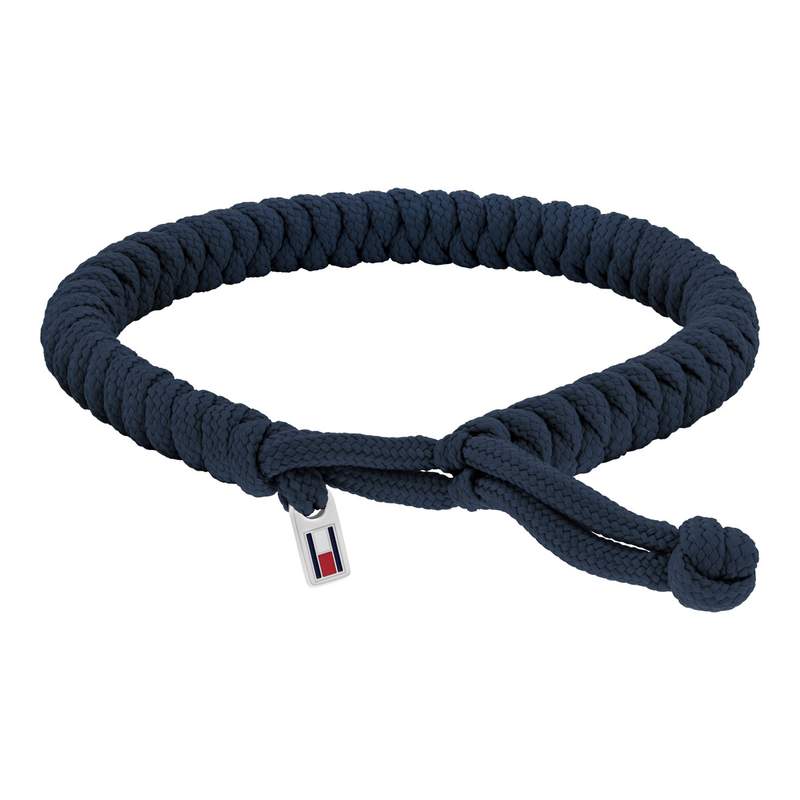 Bracelet nylon bleu - vue 1
