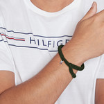 Bracelet nylon vert - vue porté 1