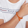 Bracelet nylon orange - vue Vporté 1