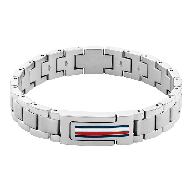 Bracelet acier gris - vue 1