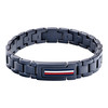 Bracelet acier bleu - vue V1