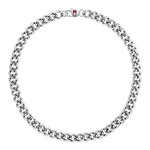 Collier acier gris 46cm - vue 1