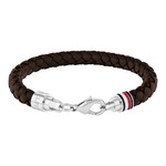 Bracelet cuir marron - vue 1