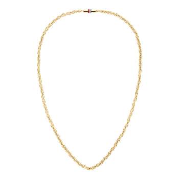 Ketting staal geelgoud 19cm