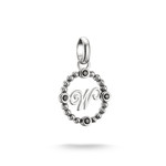 Charm's THOMAS SABO X WEDNESDAY W Mercredi argent 925 zirconia noir - vue 1