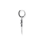 Boucles d'oreille THOMAS SABO Rebellious Glam épée argent 925 zirconia noir - vue 2