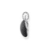 Pendentif THOMAS SABO REBELLIOUS GLAM coeur avec ailes argent 925 zirconia noir - vue V2