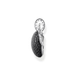Pendentif THOMAS SABO REBELLIOUS GLAM coeur avec ailes argent 925 zirconia noir - vue 2