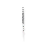 Pendentif THOMAS SABO REBEL KINGDOM argent 925 rubis synthetique rouge zirconia noir - vue 2