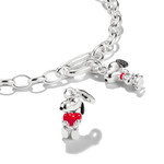 Charm's THOMAS SABO X PEANUTS Snoopy Pavé argent 925 zirconia noir - vue D2