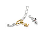 Charm's THOMAS SABO X PEANUTS Woodstock argent 925 doré - vue D1