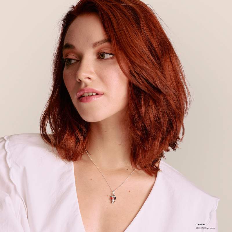 Collier THOMAS SABO x peanuts argent 925 45cm - vue porté 1