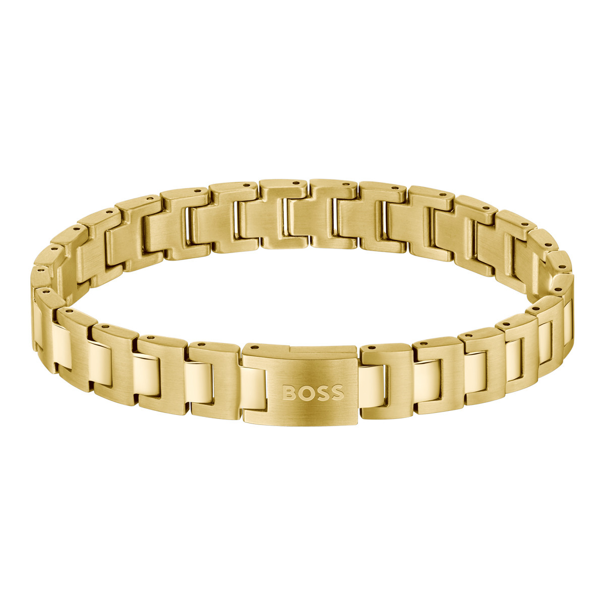 BOSS CANDOR JEWELRY gold-plated steel bracelet