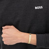 BOSS CANDOR JEWELRY gold-plated steel bracelet - view Vporté 1