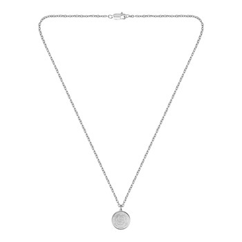 Chaine BOSS double b coin acier