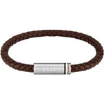 Bracelet cuir marron - vue 1
