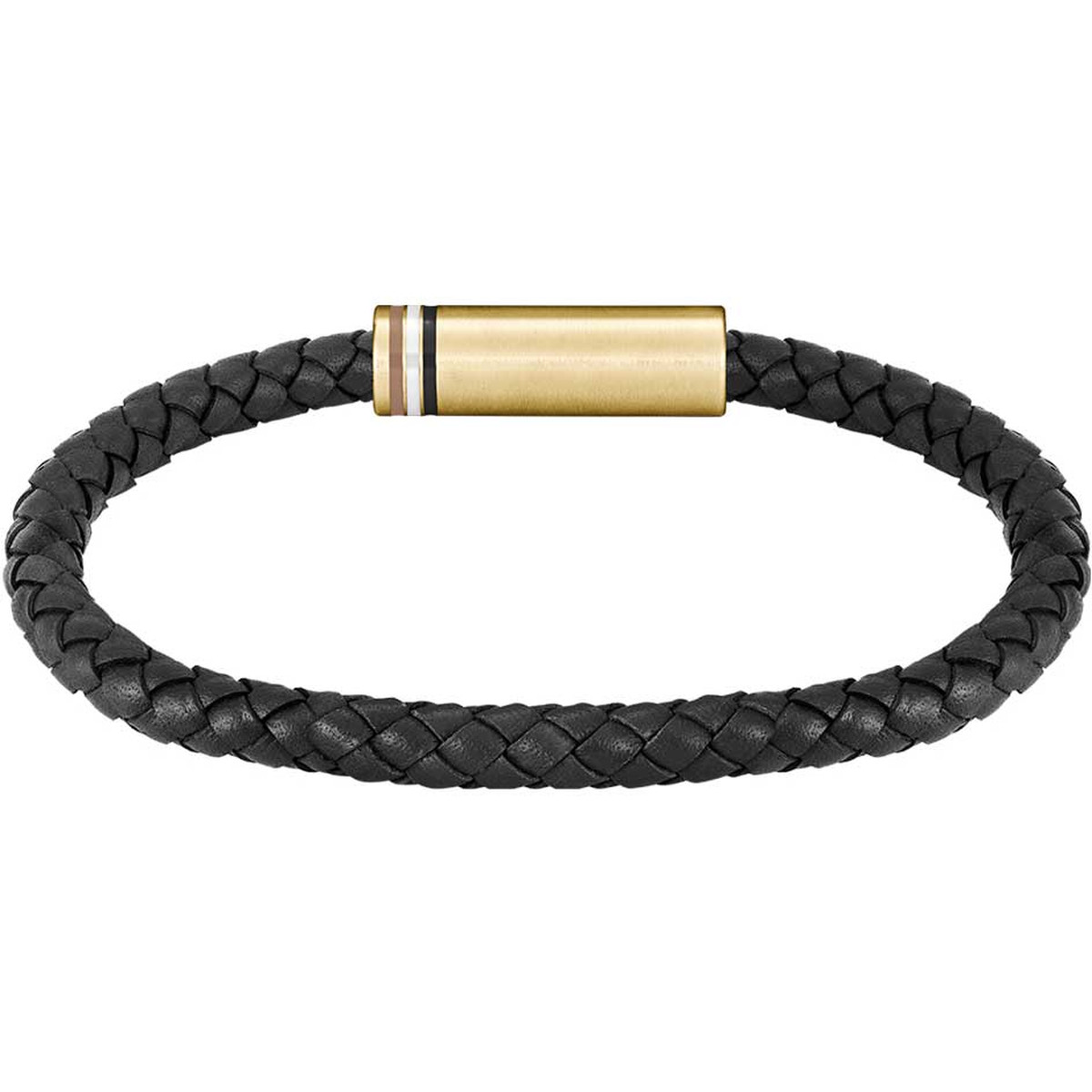 Bracelet cuir noir - vue 3