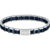 Bracelet acier bleu fonce - vue V1