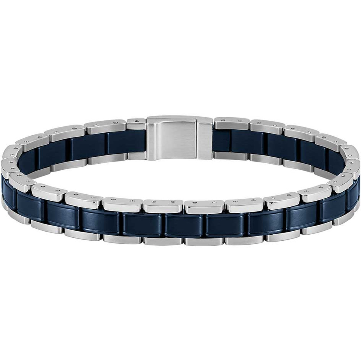 Bracelet acier bleu fonce - vue 3