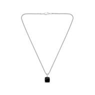 Collier acier argent 56cm