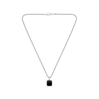 Collier acier argent 56cm