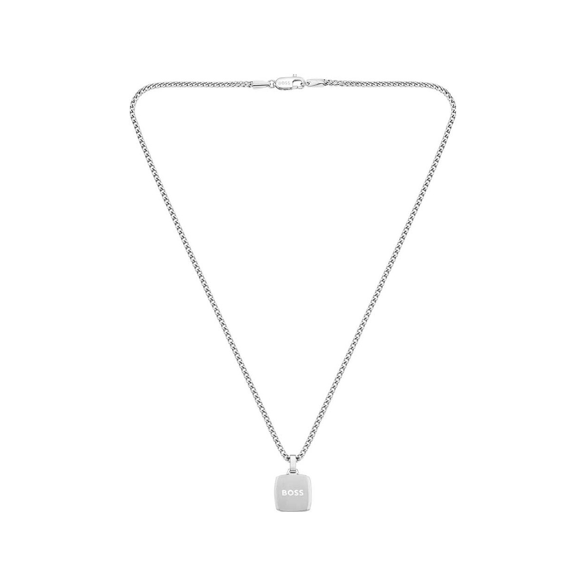 Collier acier argent 56cm - vue 3