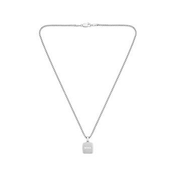 Collier acier argent 56cm