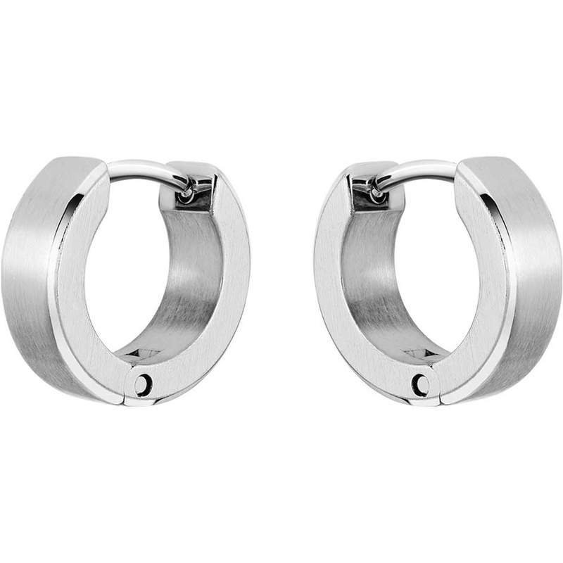 Boucles d'oreille BOSS acier - vue 3