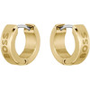 Boucles d'oreille BOSS acier doré - vue V1
