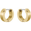 Boucles d'oreille BOSS acier doré - vue V3