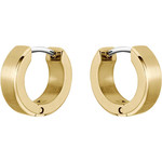 Boucles d'oreille BOSS acier doré - vue 3