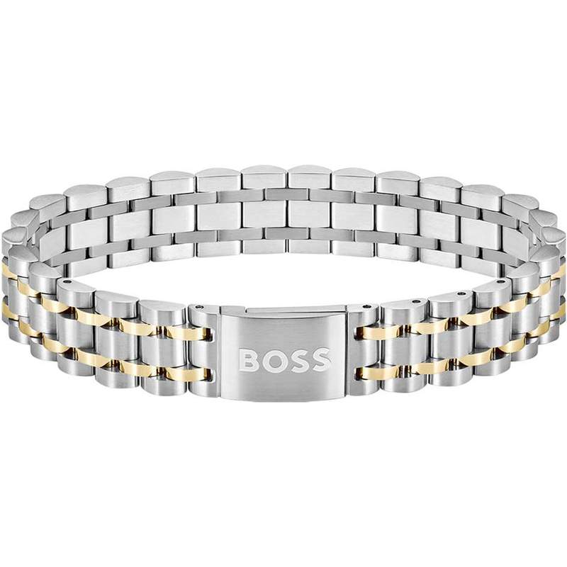 Bracelet acier doré jaune - vue 1
