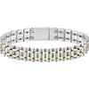 Bracelet acier doré jaune - vue V3