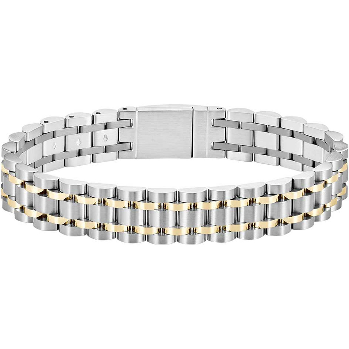 Bracelet acier doré jaune - vue 3
