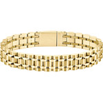 Bracelet acier doré jaune - vue 3