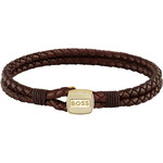 Bracelet cuir marron - vue 1
