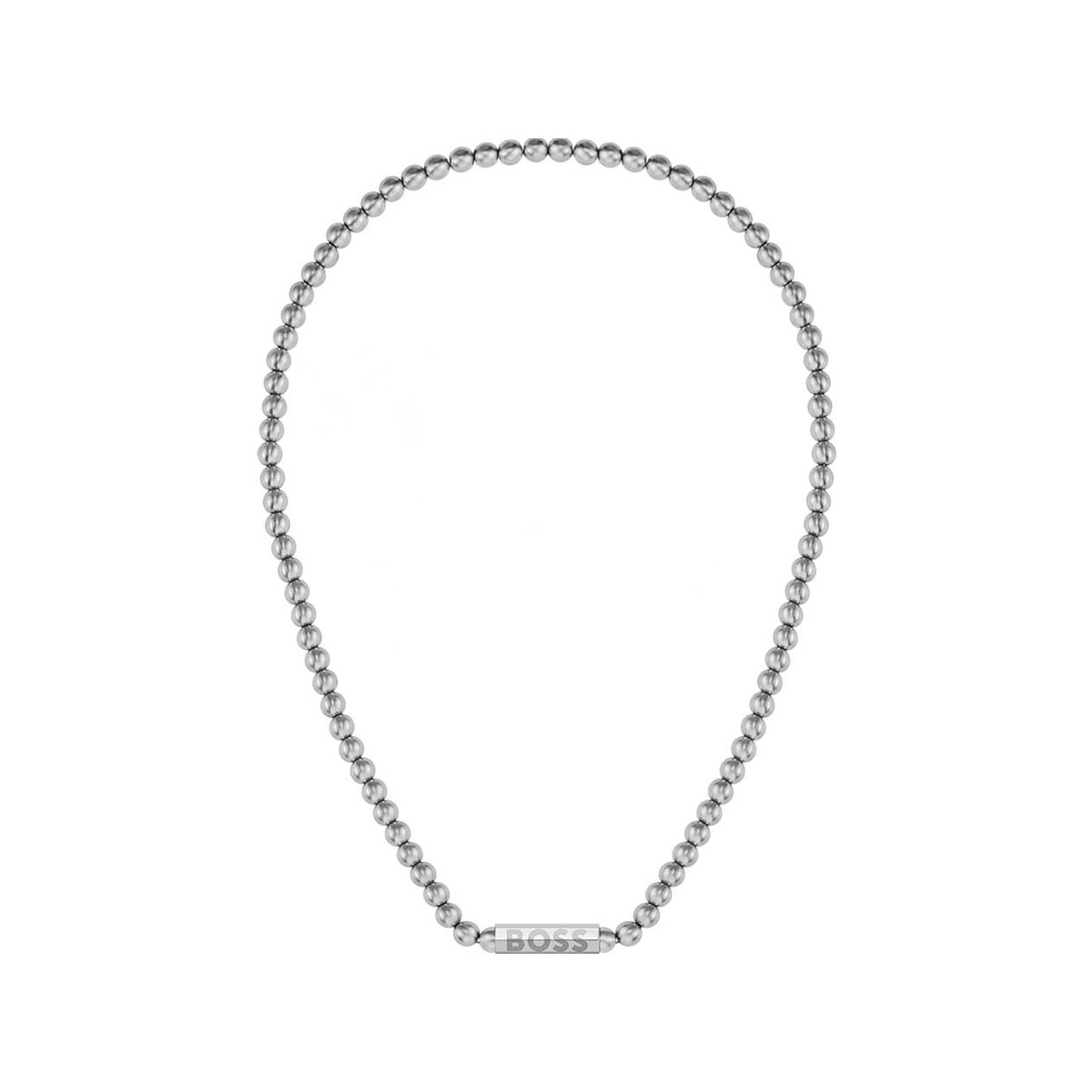 Collier acier argent 51cm