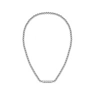 Collier acier argent 51cm