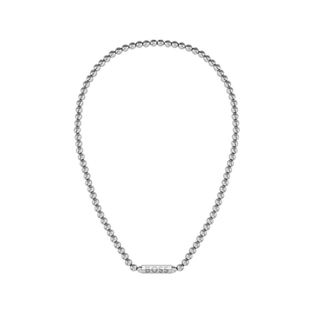 Collier acier argent 51cm - vue 3