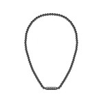 Collier acier noir 51cm - vue 3