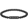 Bracelet acier noir - vue V1