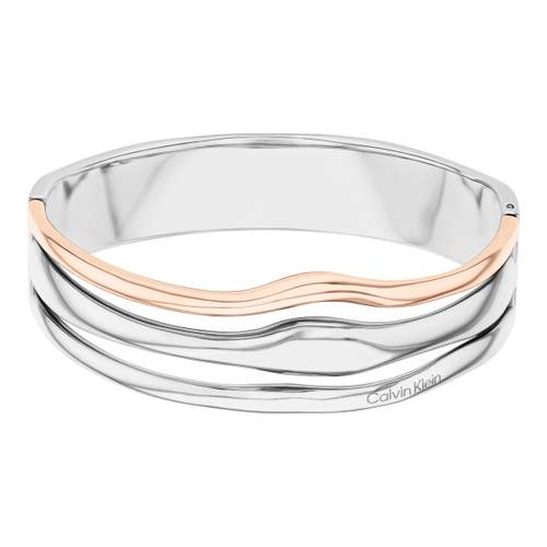 CALVIN KLEIN bicolor steel bracelet