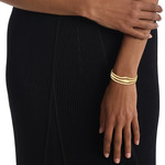 Bracelet CALVIN KLEIN acier doré - vue porté 1