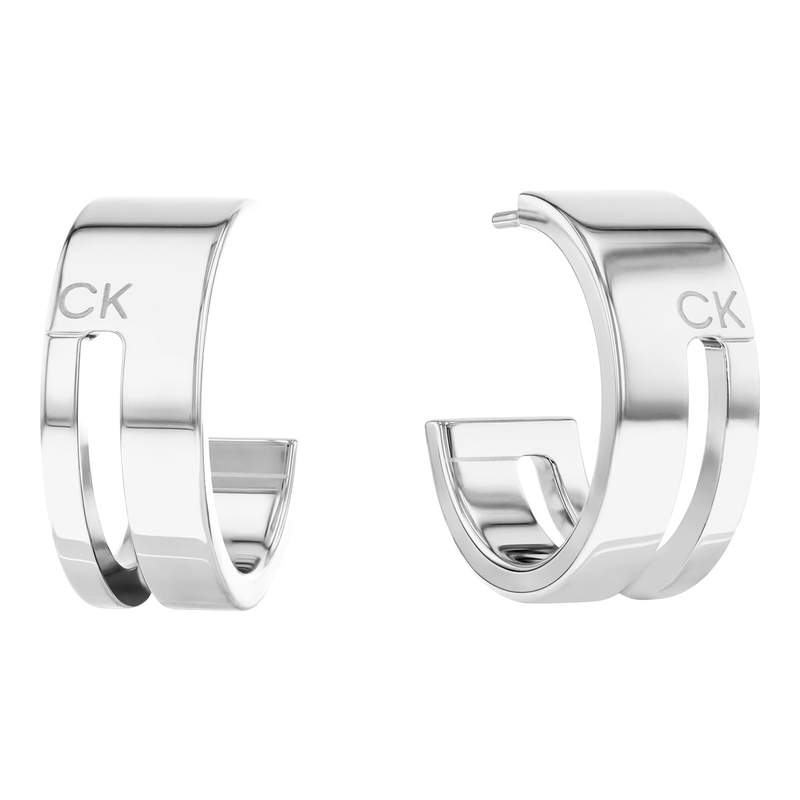 Boucles d'oreilles acier - vue 1