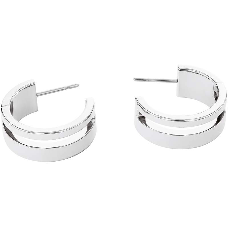 Boucles d'oreilles acier - vue 3