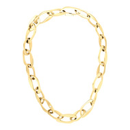 Collier acier doré jaune 50cm