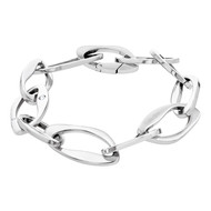 Bracelet acier argent