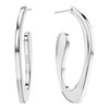 Boucles d'oreille acier - vue V1